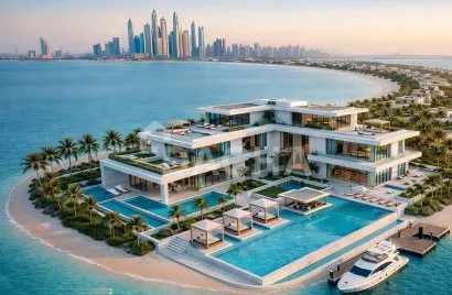 Villa de 7 dormitorios en Palm Jebel Ali, UAE No. 188