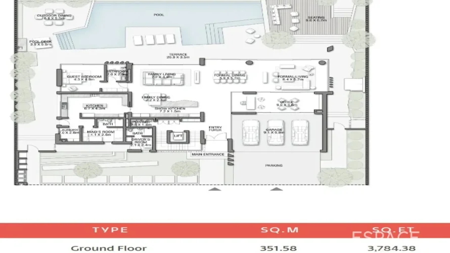 Villa de 7 dormitorios en Palm Jebel Ali, UAE No. 317 № 2
