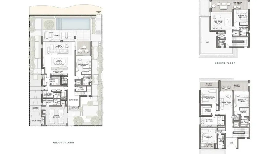 Villa de 5 dormitorios en Palm Jebel Ali, UAE No. 336 № 7