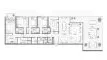 4 chambres Appartement plan d'étage «TYPE A», Palm Central Private Residences
