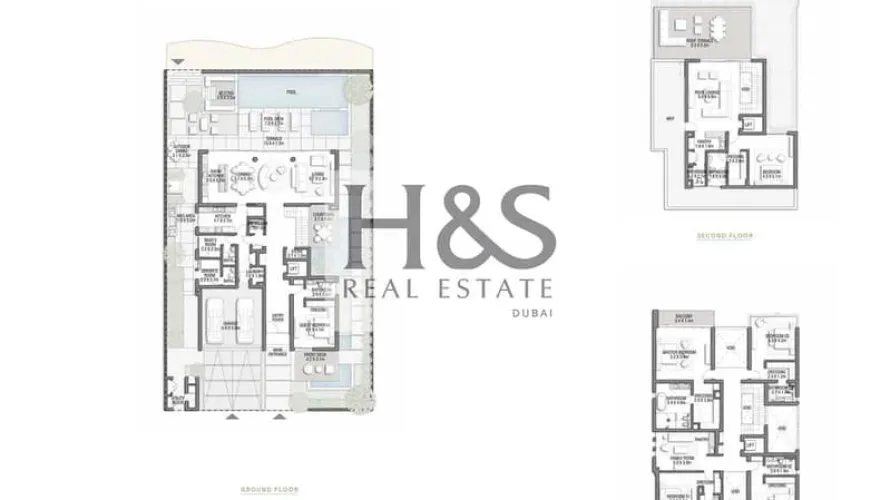 Villa de 6 chambres à Palm Jebel Ali, UAE No. 77