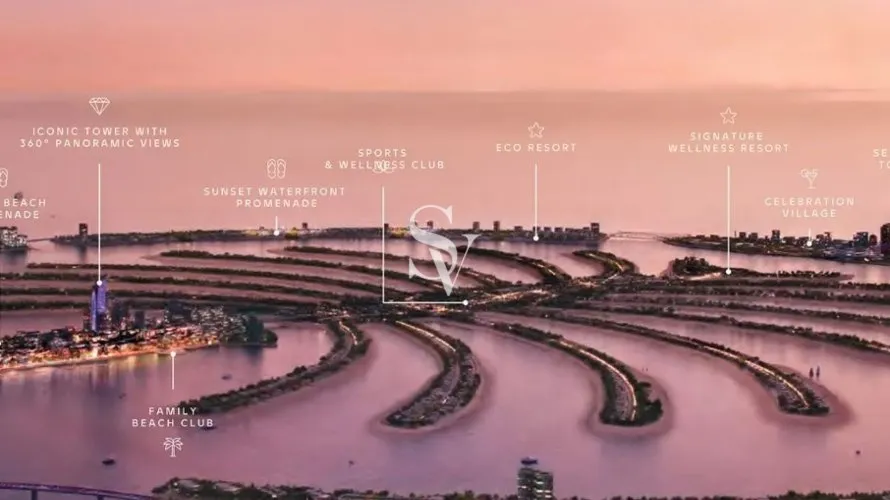 Villa de 6 chambres à Palm Jebel Ali, UAE No. 372 № 4