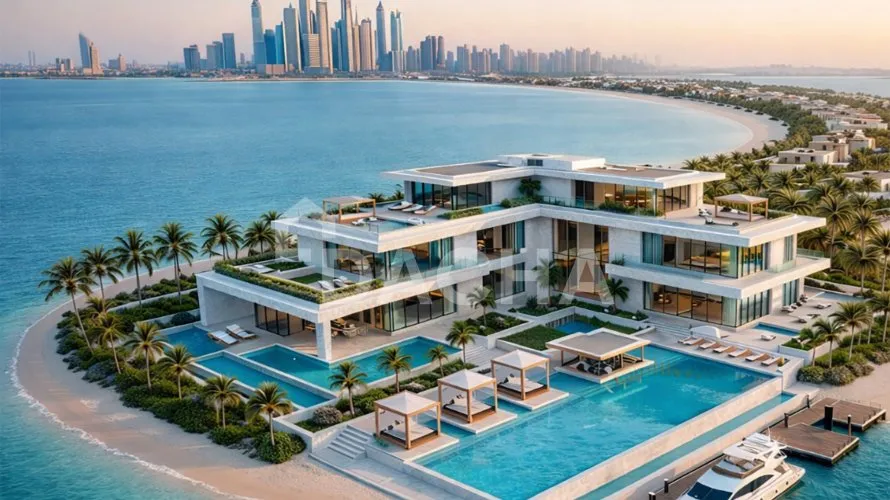 Вилла с 7 спальнями в Palm Jebel Ali, Дубай, ОАЭ №333 № 5