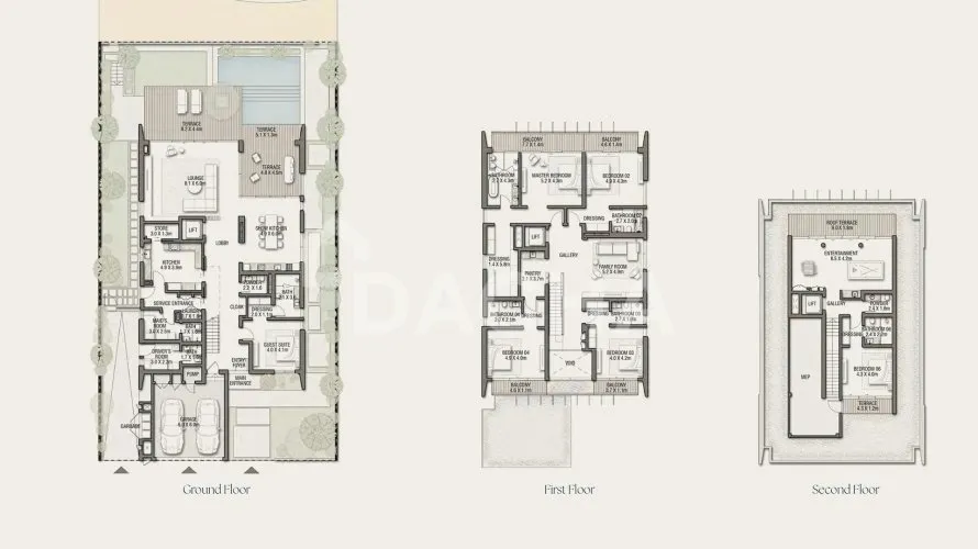 6 bedrooms villa for sale, Palm Jebel Ali, Dubai, UAE No. 394